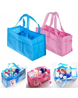 Portable Mommy Bag Bottle Storage Multifunctional Separate Bag Nappy Maternity Handbag Baby Tote Diaper Organizer