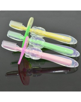 Silicone Kids Teether Training Toothbrushes For Children Baby Toothbrush Infant Newborn Dental Oral Care Brush Tool