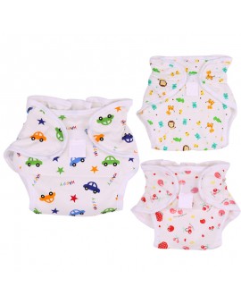 Summer Breathable Reusable Infant Nappy Cotton Cloth Diapers Baby Training Diaper Pants Baby Washable Adjustable Nappies Diapers