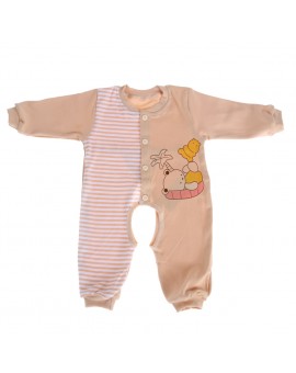  100% Cotton Baby Romper Long Sleeves Cartoon Printed Baby Girls Boys Pajamas Newborn Clothing