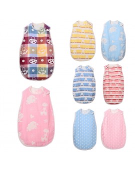  Baby Cartoon Sleeping Bag Envelope Infants Soft Cotton Swaddle Wrap Newborn Sleepsack 