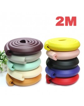 2M Baby Safe Desk Table Protective Strip Security Cushion Anti-crash Protector with Double-sided Adhesive