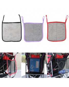  Baby Stroller Bag Organizer Infant Pram Cart Portable Hanging Storage Mesh Bag Trolley Net Carriage Bag Stroller Accessories 