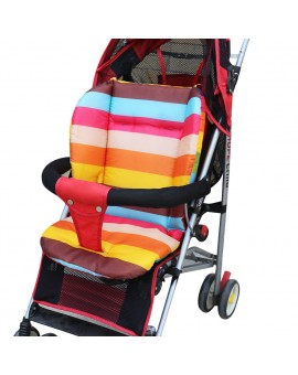  Baby Stroller Seat Cushion Rainbow Color Thickening Baby Carriage Umbrella Cart Trolley Cushion Infant Car Pad Pram Mattress