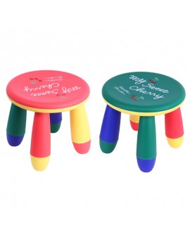 Colorful Cute Baby Round Assembly Table Stool Creativity Children Small Chair Environmental Scentless Short Pier Bench Seat