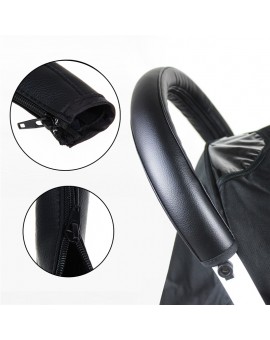 Pram Stroller Accessories Baby Stroller Armrest PU Protective Case Cover for Armrest Covers Handle Wheelchairs