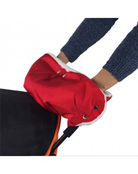 Waterproof Baby Stroller Fingerless Warmer Hand Muff Baby Carriage Anti-freeze Gloves Buggy Cart Gloves