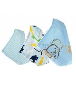 3Pcs/lot Baby Bibs Bandana  100% Cotton High Quality  Para Bebe Infant Saliva Towel Boys And Girls Gifts
