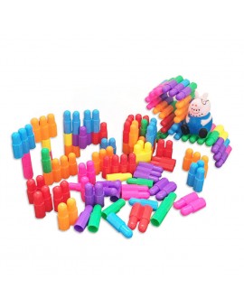  88pcs Bullet Building Blocks Kids Child Plastic Inserted Blocks Children DIY Assembling Intelligence Developmental Toys Gift