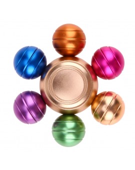  Hexagon Fidget Spinner Rainbow Alloy Metal EDC Hand Spinner Fidget Toy Spiner for Autism and ADHD Stress Relief Focus Toy