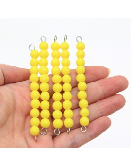 1pcs Montessori Beads Chain 1-100 Number Counting Preschool Math Learning Toy 