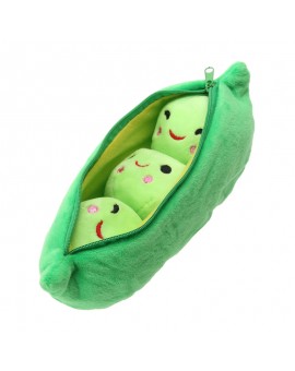 25CM Kids Baby Plush Toys For Children Cute Pea Stuffed Plant Doll Girlfriend Kawaii Gift Toy Random Color