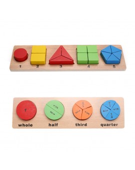 Wooden Geometric Puzzle Child Developmental Tangram Jigsaw Puzzles Sorting Board Kids Math Learning Educational Toys