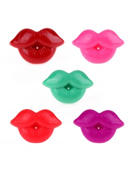 Baby Red Lips Kisses Pacifiers Silicone Funny Nipple Joke Prank Soothers Pacifiers