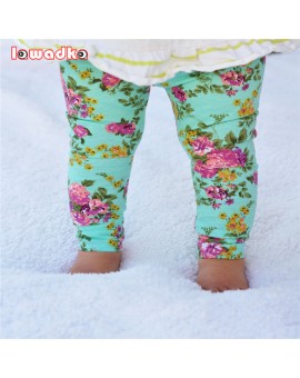 3 Colors Autumn Baby Pants Cotton Flowers Pants For Girls Leggings  Children Trousers Clothes