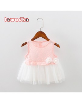 Lawadka Cute Sweet Baby Dress Cotton Flower Tutu Dress Baby Party Birthday Girls Baby Princess Infant Dresses