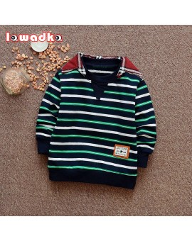 Striped Baby Boys t-shirt Long Sleeve Cotton Sport t-shirts for Boys Fashion Children Clothes 