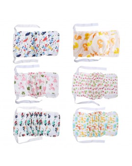  Cartoon Baby Diapers Infants Children Breathable Cotton Ribbon Cloth Diapers Washable Soft Baby Nappy