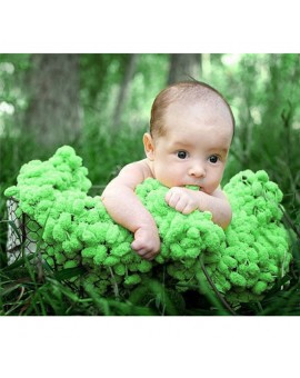 Knitted Crochet Blanket Mat Baby Newborn Balls Blanket Photography Props 60cm*80cm