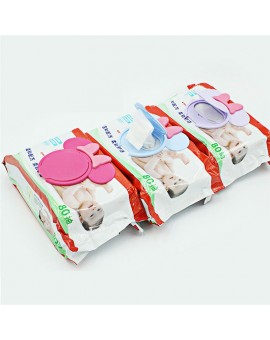 New Baby Wet Paper Lid Cartoon Mobile Wet Wipes Cover Wet Tissue Reusable Lid