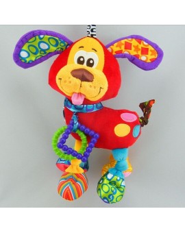 Baby Infant Animal Soft Rattles Bed Crib Stroller Music Hanging Bell Toy Dog Kawaii Kids Stuffed Toys For Children Dolls