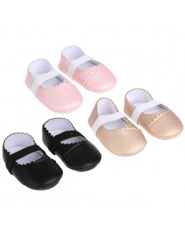  Baby PU Shoe Infant Anti-slip Rubber Bottom First Walkers Toddler Kids Lace Sneaker Dancing Prewalker 