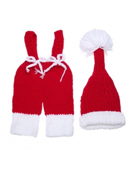  Baby Photography Props Newborn Kids Hat and Pants Clothes Set Infant Crochet Knit Costume 