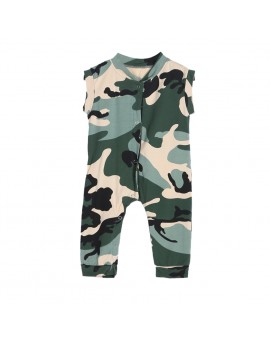  Baby Romper Summer Toddlers Kids Sleeveless Camouflage Jumpsuit Infant Boys Girls Clothes