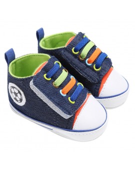  Infant Toddler Kids Canvas Sneakers Baby Boys Girls Soft Sole Crib Shoes Newborn First Walker for 0-12M 
