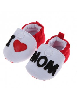 0-18M Infant Toddler Crib Elastic Band Lovely Shoes Soft Sole Kid Girls Boy Baby Anti-slip Patchwork Shoes