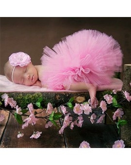 3-4 Months New Design Flower Tire Girls Dress Handmade Hats Newborn Baby Photography Props Kids Clothing Photo Props Accessories