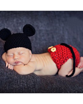 Newborn Baby Crochet Knit Costume Photo Photography Prop Girls Boys Outfits Fotografia Clothes and Accessories