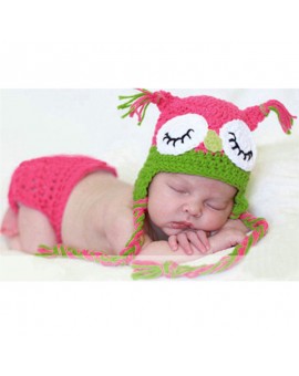 Newborn Crochet Outfits Baby Hat and Pants Baby Cap Photography Props