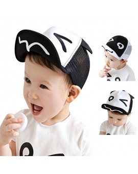 Soft Brim Kids Hats Summer Sun Hats Children's Baby Baseball Beret Caps Cute Boy Girl for 1-3Y Baby