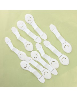 10pcs/lot Cabinet Door Drawers Refrigerator Toilet Lengthened Bendy Safety Plastic Locks for Child Kid Baby Safety