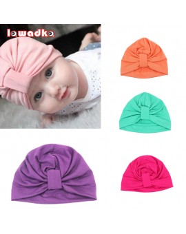 Baby Hat Children Baby Caps Cotton Unisex Girls Boys Hats Newborn Photography Props Candy Color Beanies Accessories