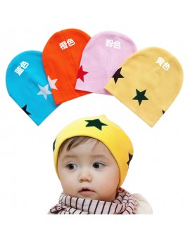 New Unisex Baby Boy Girl Toddler Infant Children Cotton Soft Cute Hat Cap Winter  Geometric Star Hats Baby Beanies Accessories