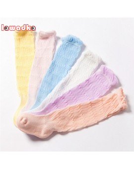 Baby Socks Summer Style Solid Thin Soft Cotton Children For Boys Girls Mesh Knee High Socks