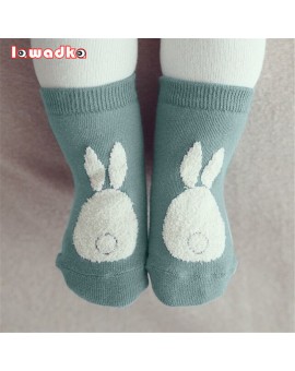 Girls Boys Baby Socks Cotton Casual Meias Infantil Anti Slip Kids Socks Rabbit Design