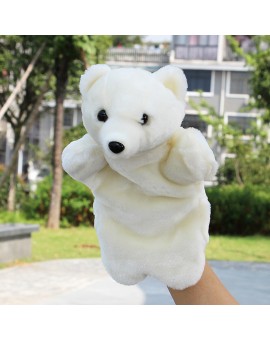  Cute Soft Animal Hand Puppet Finger Puppets Plush Toys Polar Bear Snake Monkey Hand Doll Toys for Children Birthday Gift