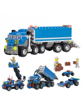 163 Pieces Child Educational Toys Dumper Truck DIY Toys Building Block Sets Intelligent Development Toys