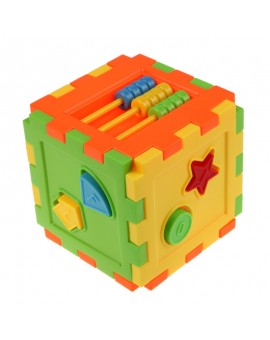 Baby Colorful Block Toy Bricks Matching Blocks Baby Intelligence Educational Sorting Box Toy