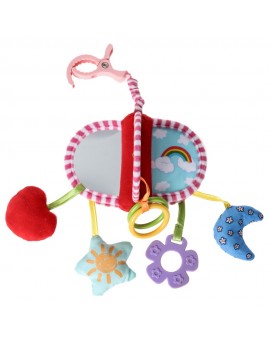 Baby Rattles Hang Baby Crinkle Toy Gym Activity Soft Music Crib Bed Bell Educational Toy Rotate Wind-up Twist
