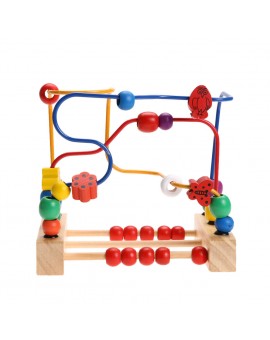 Baby Toy Wooden Toy Wooden Bead Maze Child Beads Wooden Toys Educational Toys for Children Birthday Gift
