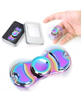 Creative Fidget Spinner Rainbow Titanium Alloy EDC Hand Spinner Metal Finger Spiner Anti Stress Toy for Autism ADHD