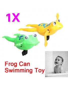 Free Shipping High Quality Swimming Frog Battery Operated Pool Bath Cute Toy Wind-Up Swim Frogs Kids Toy