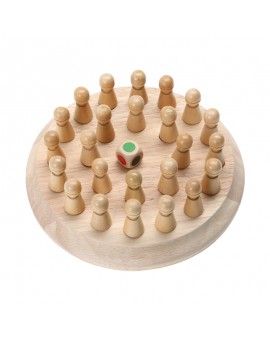 Kids Wooden Memory Match Stick Chess Game Children Early Educational 3D Puzzle