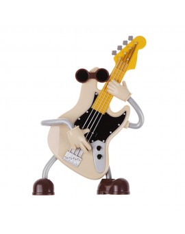 Mini Plastic Musical Toys Acoustic Guitar Music Box Kids Educational Musical Instruments for Birthday Gift