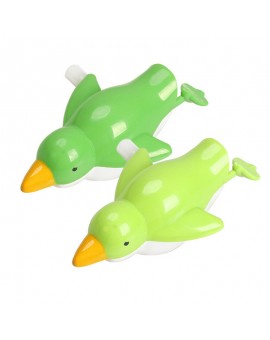 New Cute Wind up Swim Sea Bird Bath Diver Plastic Toy Swimming Baby Kids Funny Toys Random Color
