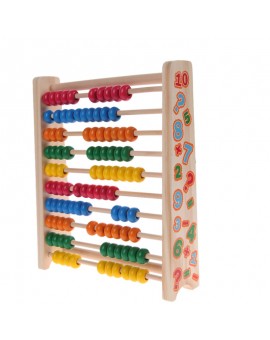 Small Abacus Educational Toy For Kids Children's Wooden Early Learning Toy Colorful Computing Frame Math Toy